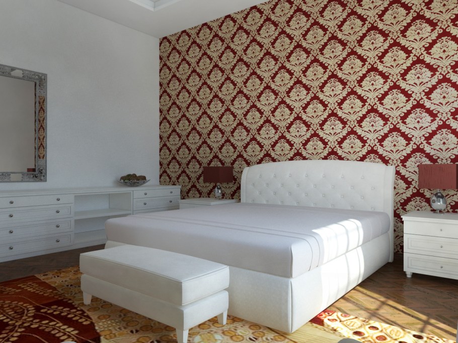 Обои к белой мебели