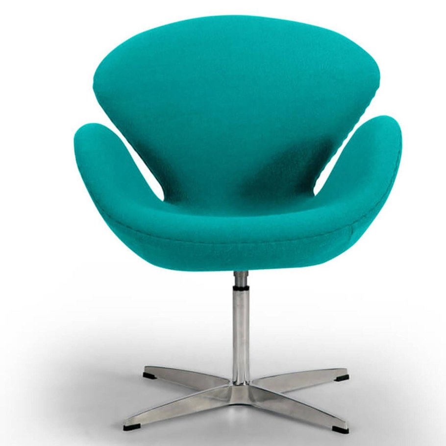 Стул кресло бирюзовый