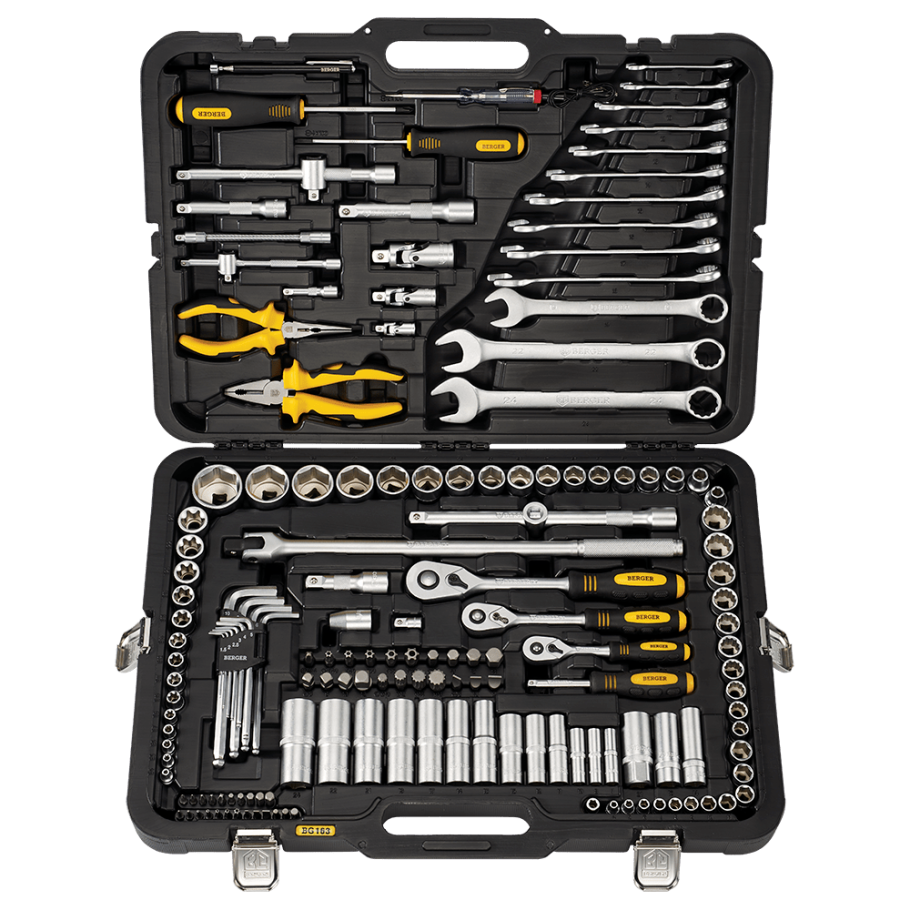 Набор инструмента 163 шт Berger(bg163-121438)