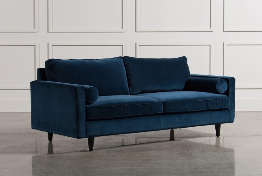 Диван Cube Blue Loveseat Sofa