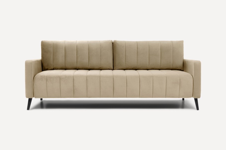 Диван маркфул Velvet Yellow