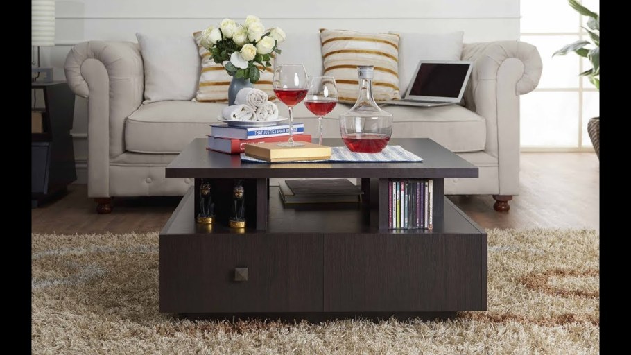 Журнальный столик трансформер в придиванный