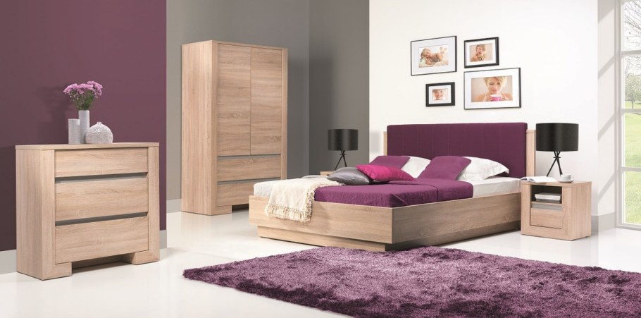 Фиолетовый с дуб сонома