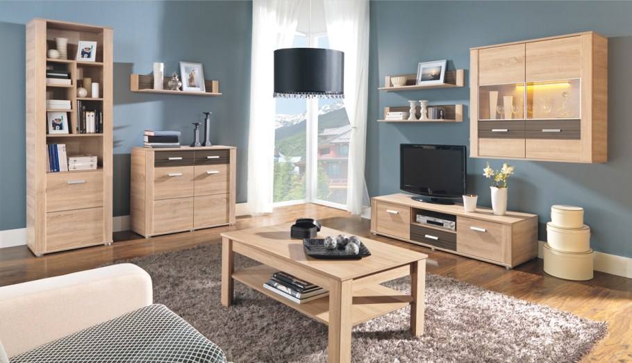 Дуб сонома в интерьере сочетание цветов