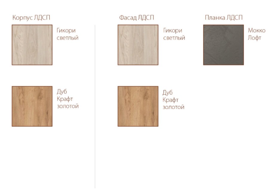 Кухня Саната дуб золотой