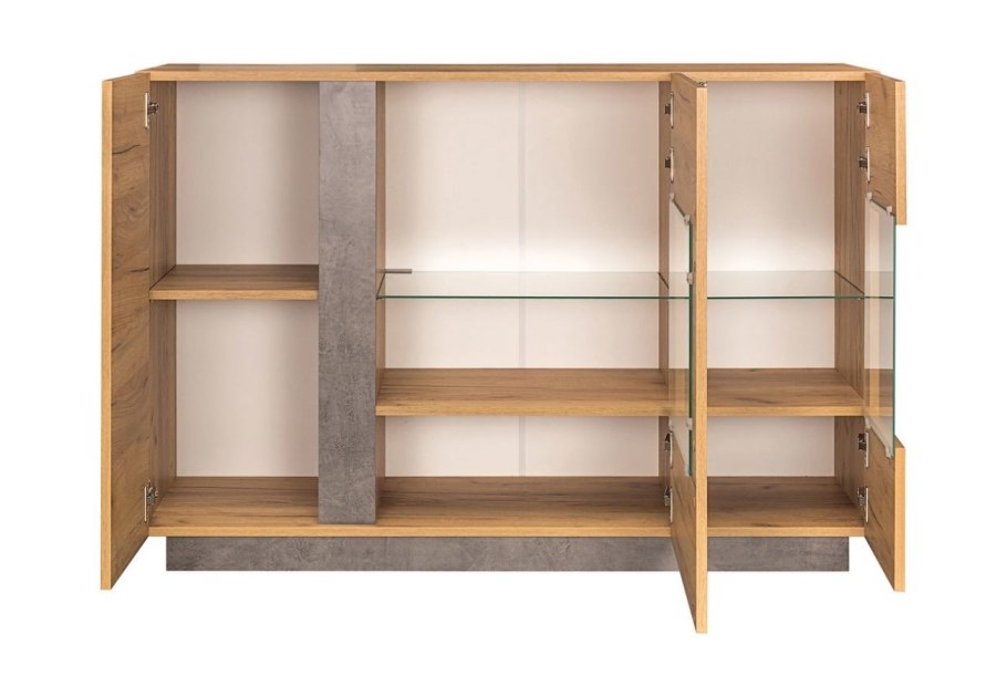 Арчи комод 08.140 (дуб золотой Craft, камень темный u3705)