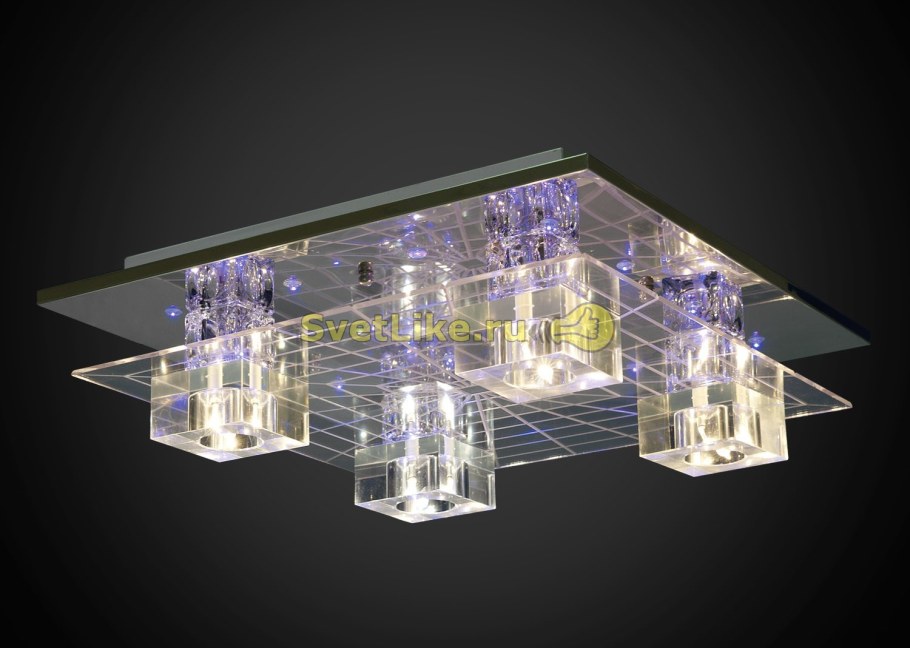 Потолочная люстра Максисвет 1-8080-4-CR-led y g4