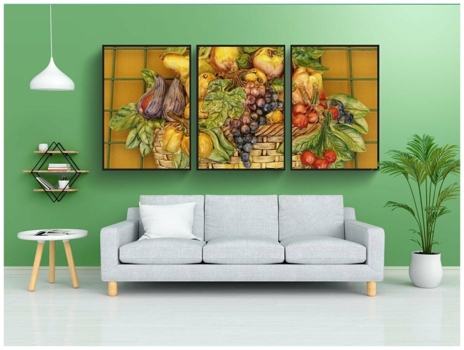 Виноград в интерьере