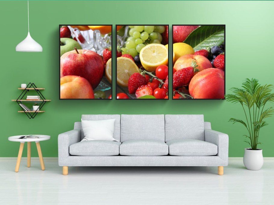 Постеры фрукты для интерьера