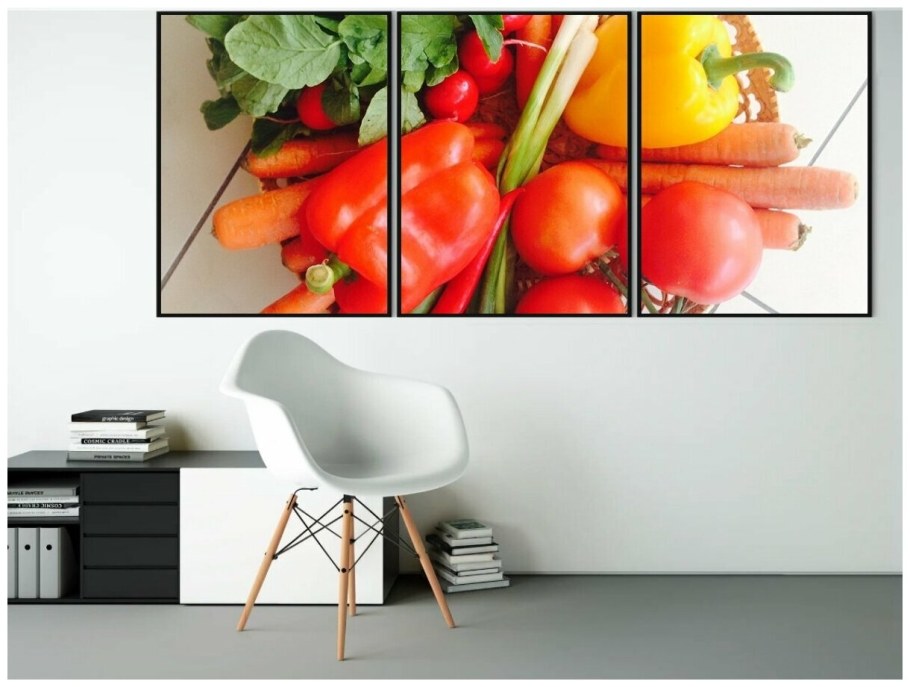 Фрукты в раме интерьер