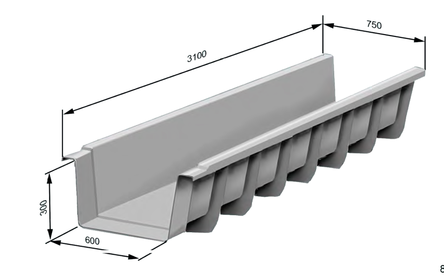 Композитные водоотводные лотки Эколот