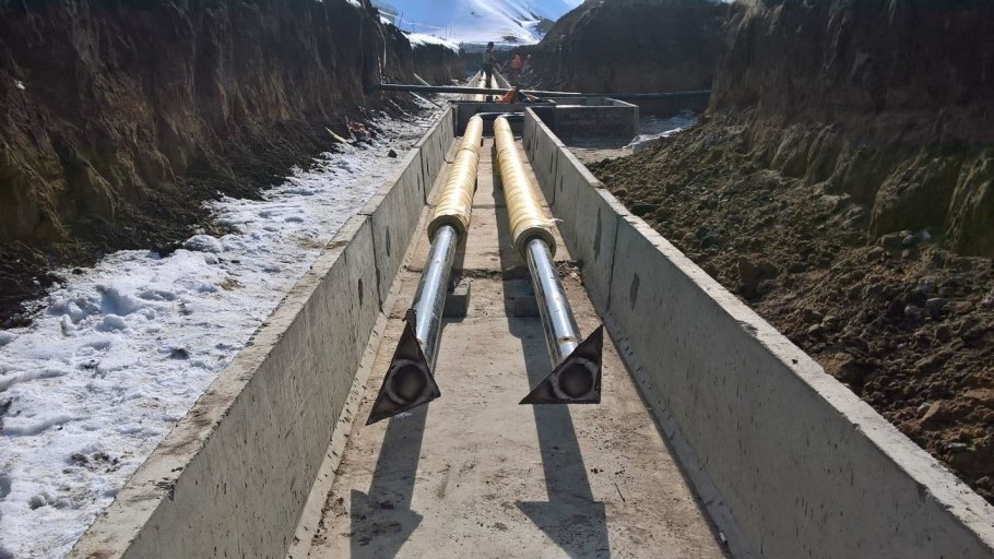 Гидроизоляция канала теплотрассы