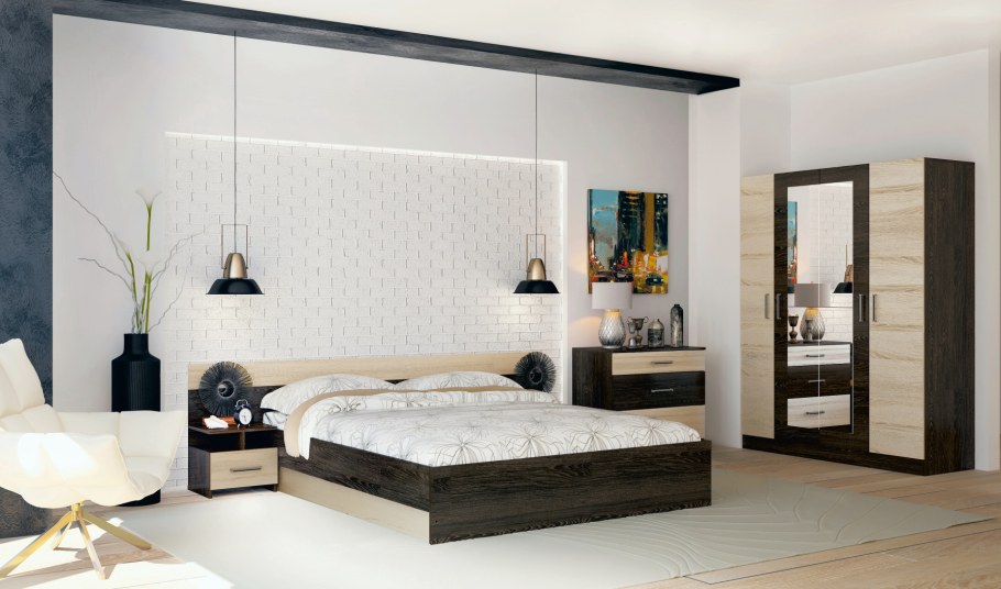 Спальный гарнитур Леси Горизонт