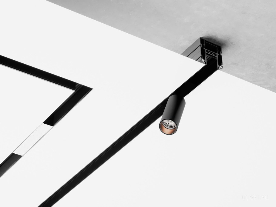 Магнитный трековый встраиваемый шинопровод