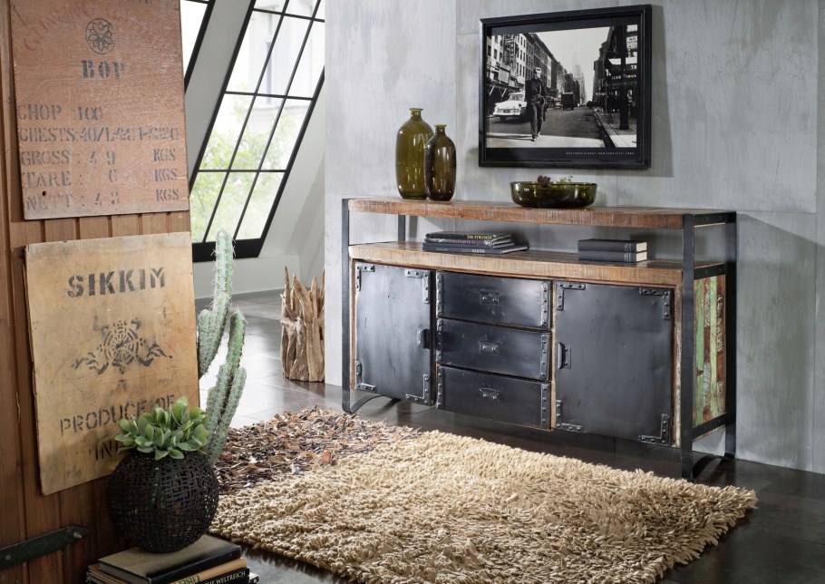 Комод лофт Индастриал