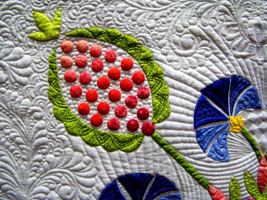 Лоскутные шедевры на выставке в Японии