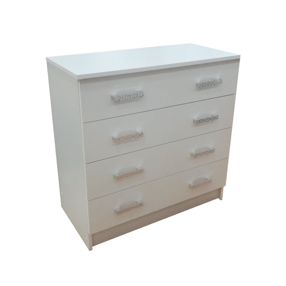 Комод Бася 4 ящика белый