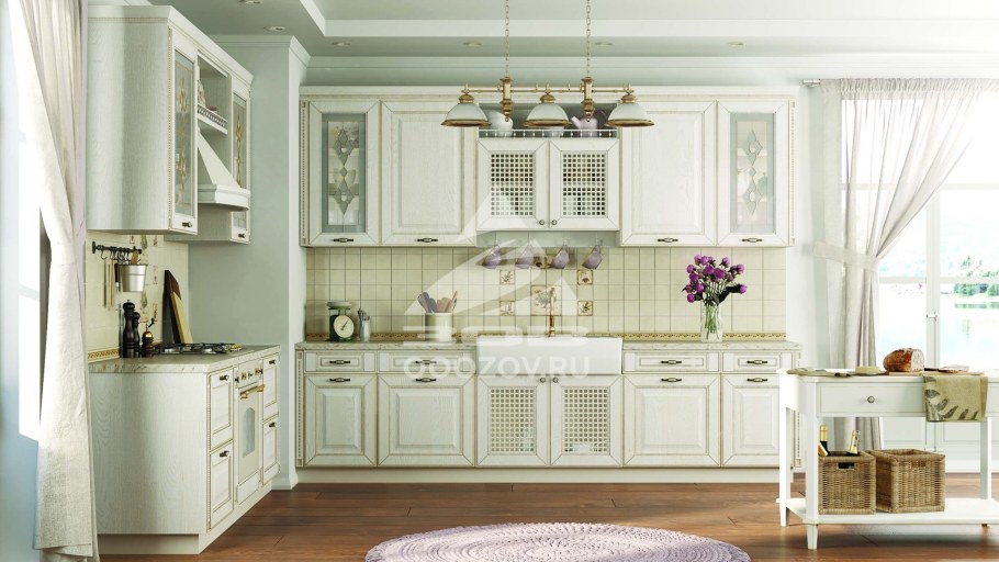 Зов кухня Глазго с патиной