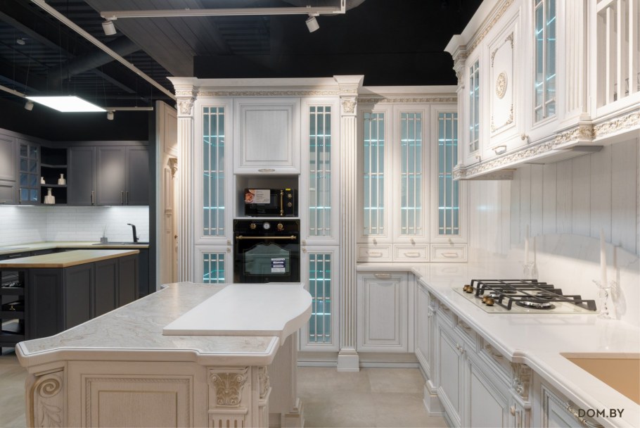 Кухня Артвуд из массива ясеня