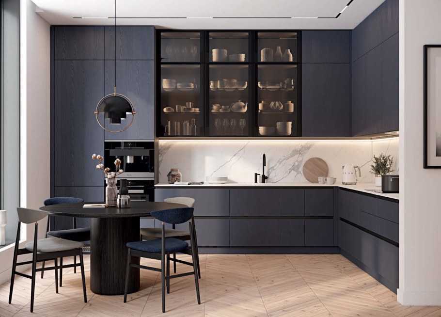 Белорусские кухни Зов цвет индиго