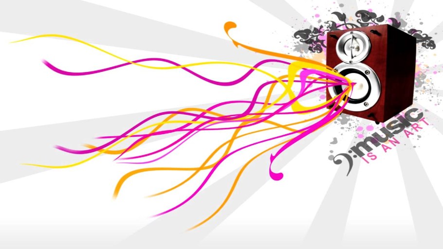 Поп музыка на прозрачном фоне