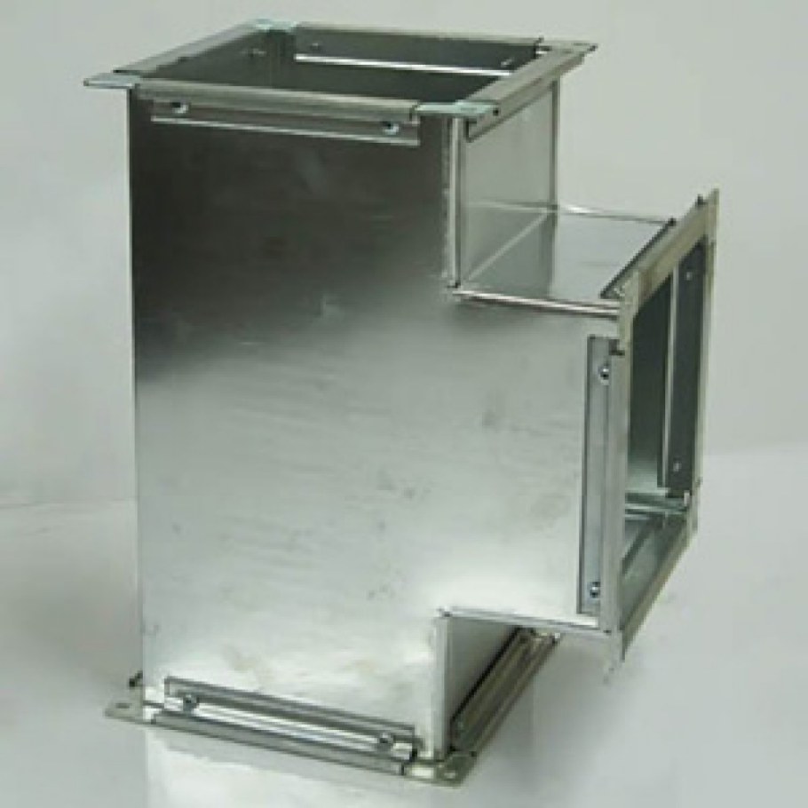 Тройник воздуховод 200х400