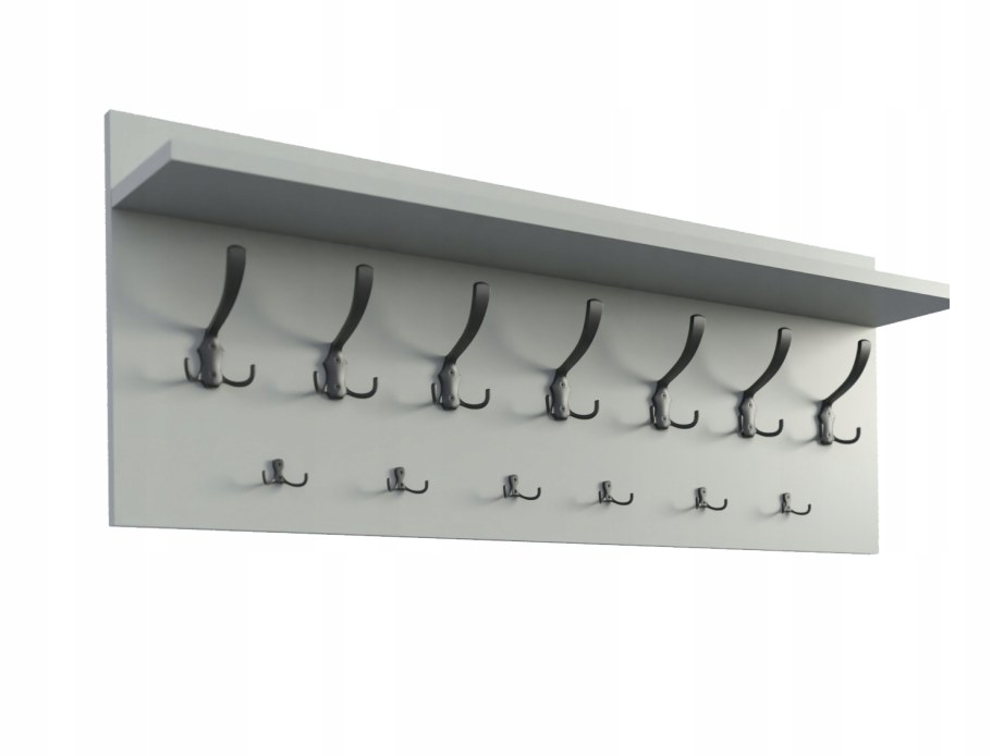 Вешалка настенная в 7н серый