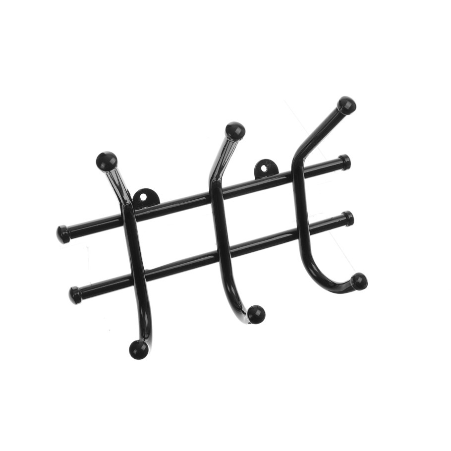 Вешалка настенная "норма 5" вн24ч черная (Соликамск)