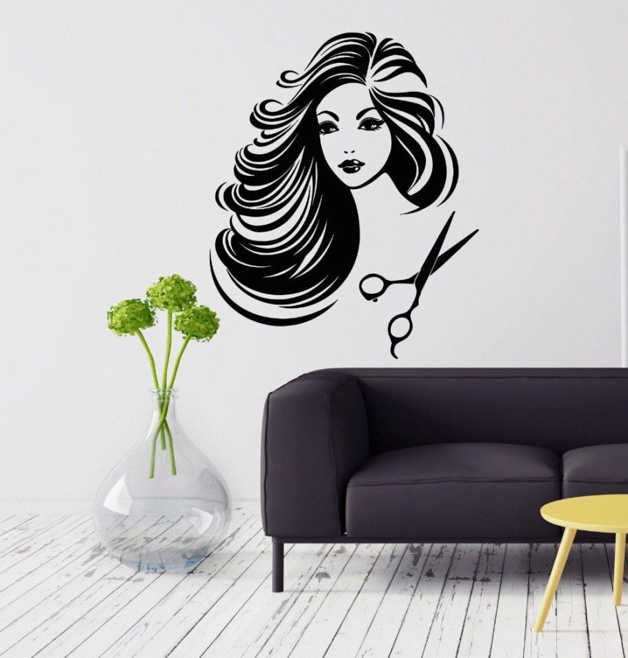 Интерьерная наклейка салон красоты