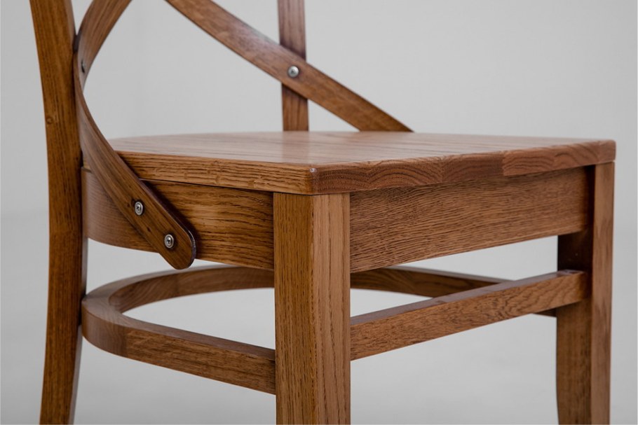 Оримэкс стул Соло светлый дуб с коричневой патиной