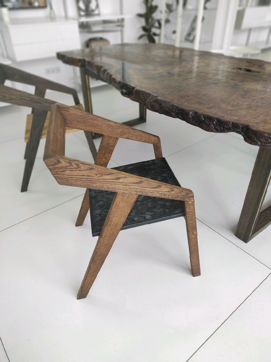 Стулья из массива дуба для дома