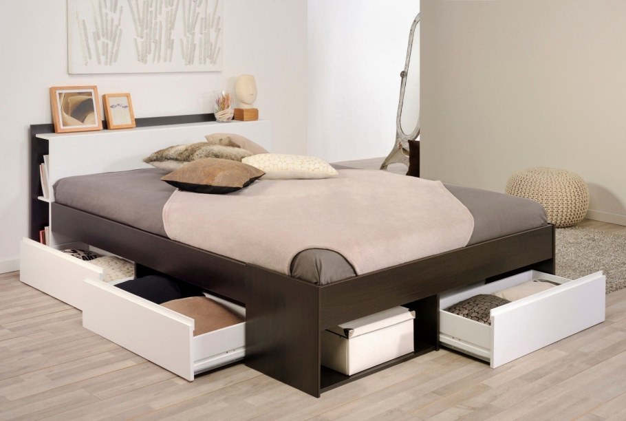 Кровать с ящиками для хранения 160х200