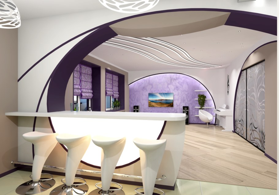 Арка с барной стойкой