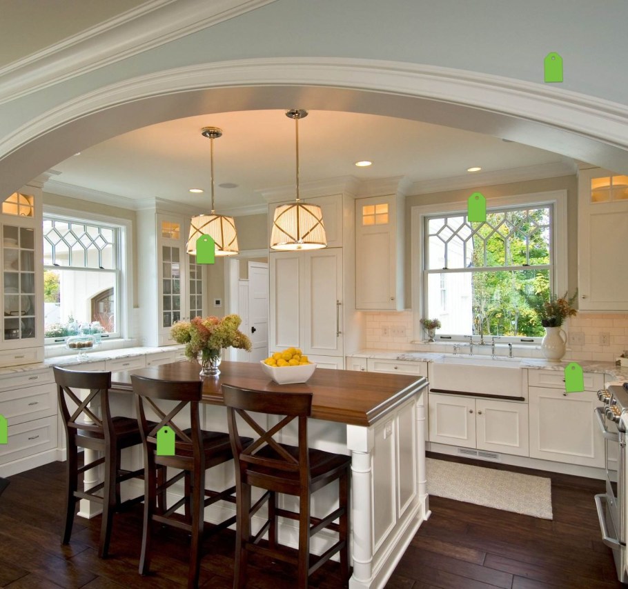 Арки в частном доме на кухнях