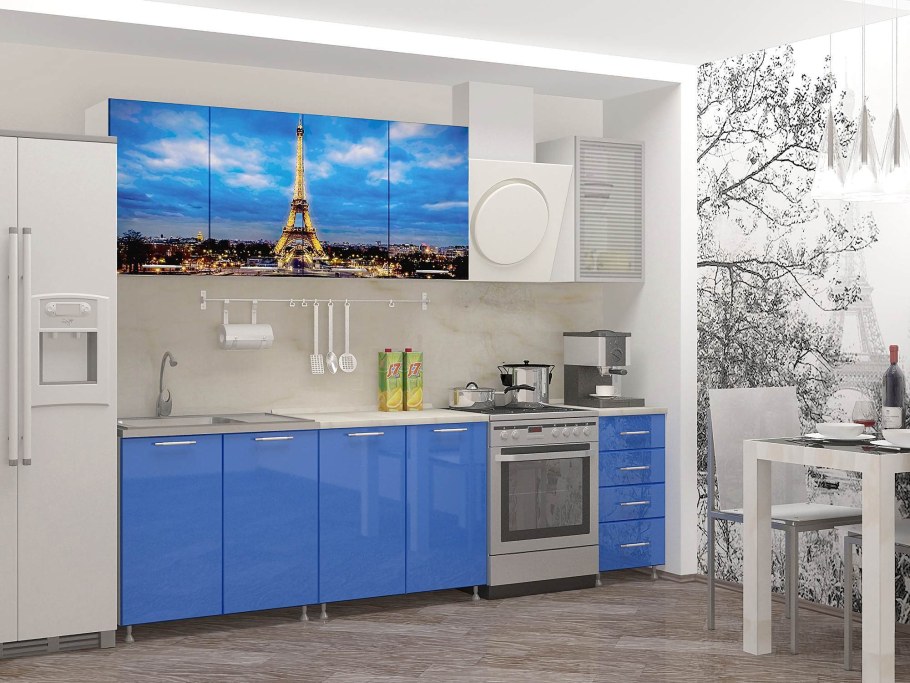 Кухня Лара 2.0 фотопечатью