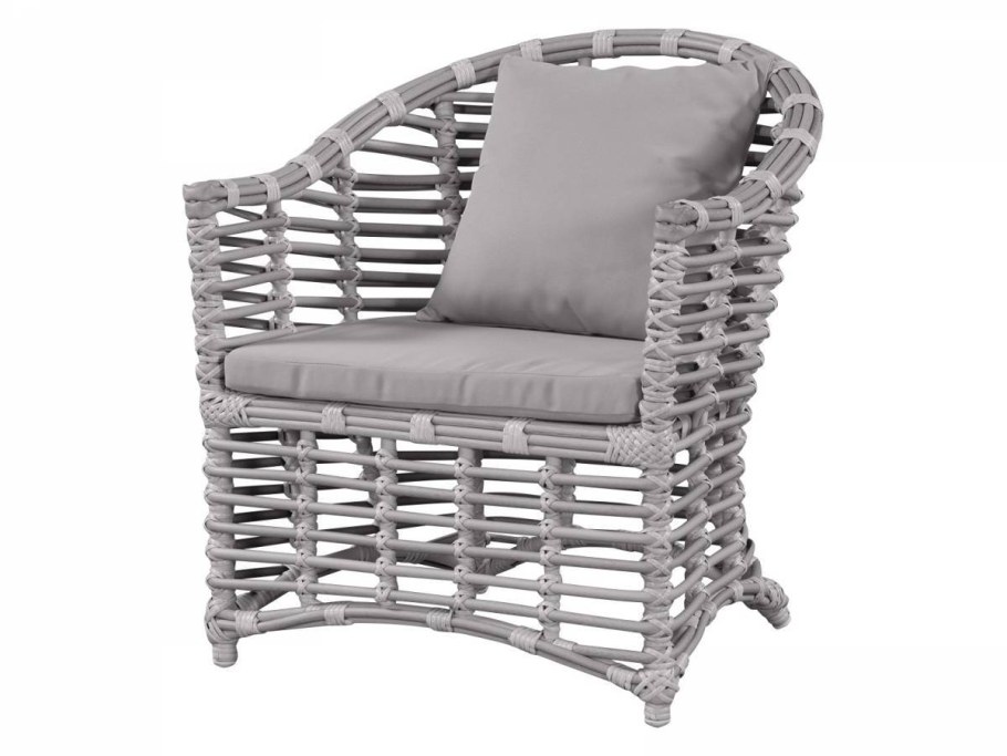 Кресло f103 (чёрное) иск.ротанг