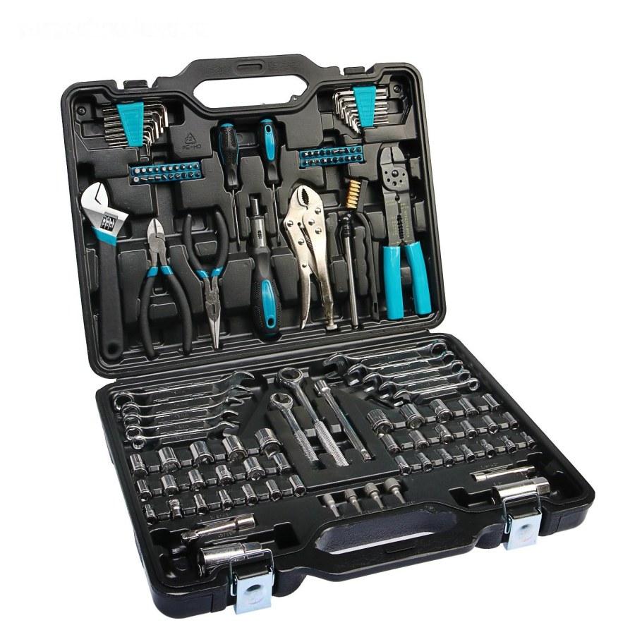 Набор ручного инструмента bort BTK-123 (123 предмета)