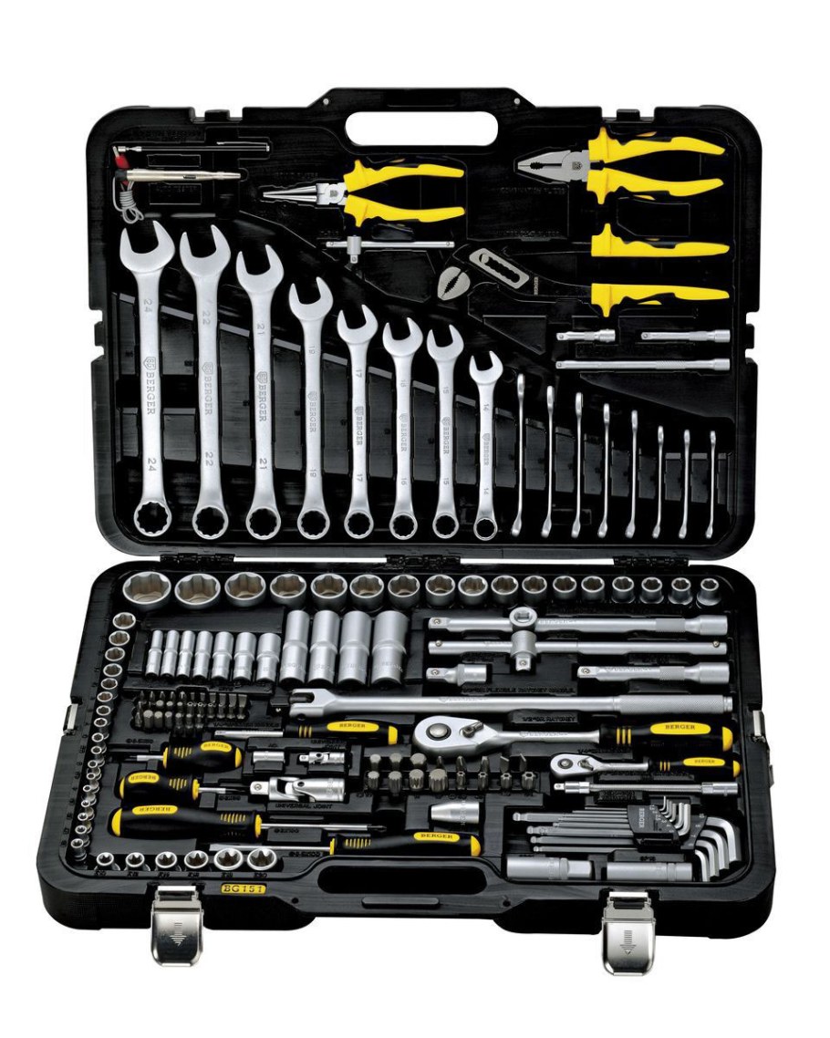 Набор инструмента 151 пр. Berger bg151-1214