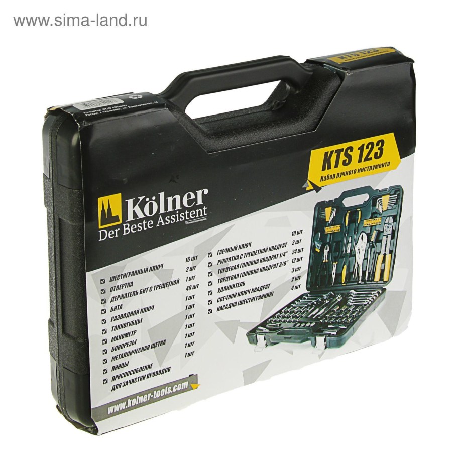 Набор ручного инструмента Kolner KTS