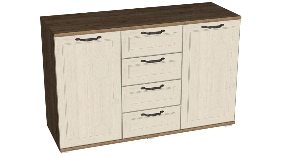 Комод дуб табачный крафт