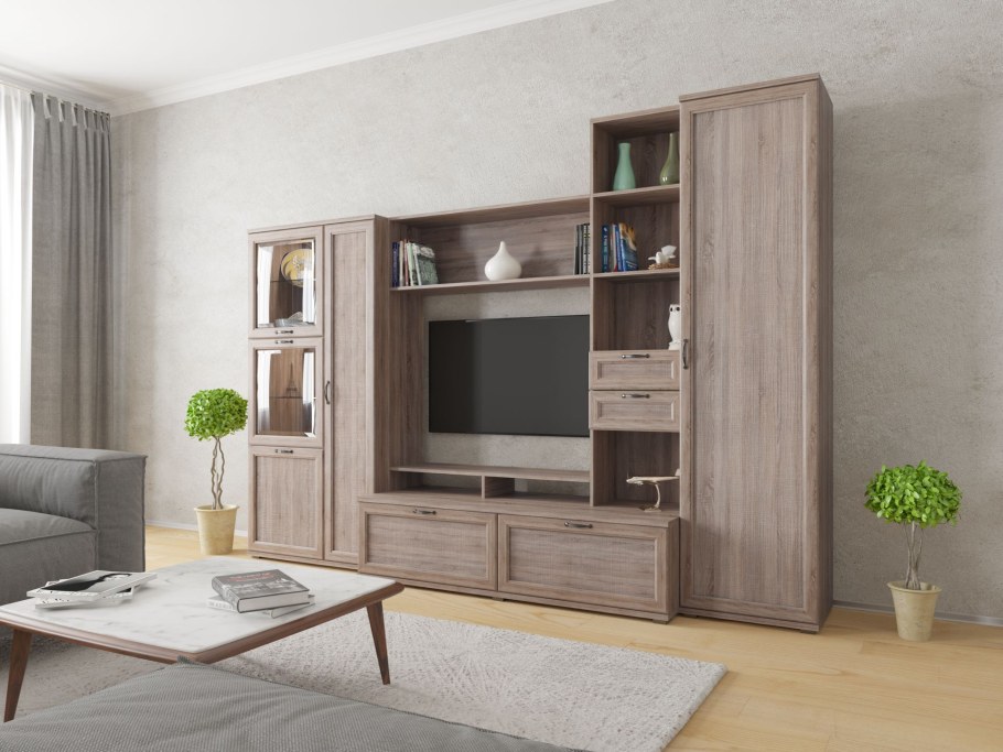 Гостиная Рандеву дуб оксид