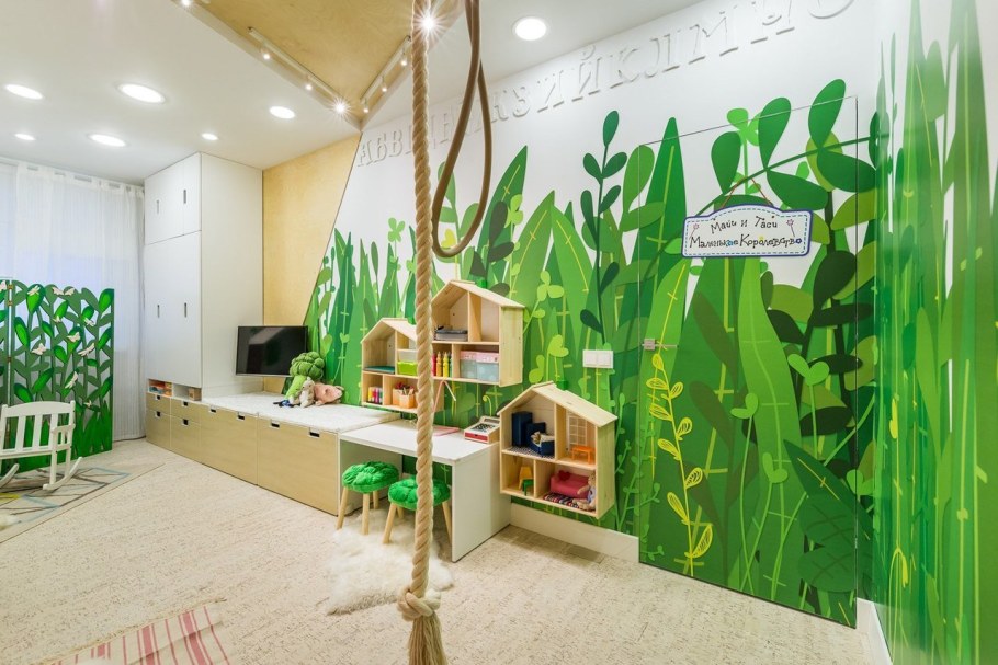 Интерьер детской в стиле джунгли