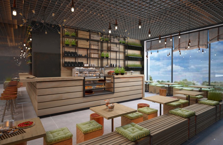 Магазин в эко стиле