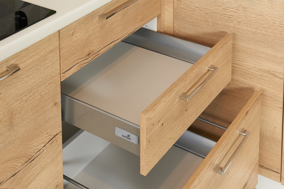 Кухня Амика дуб Галифакс белый