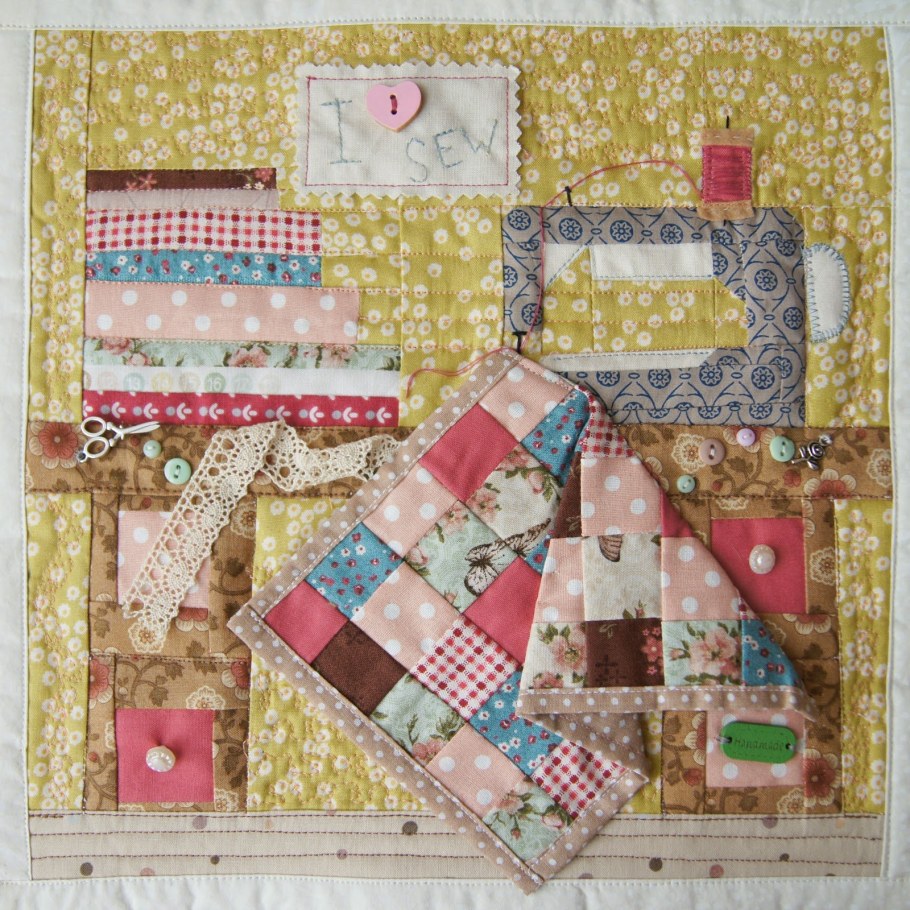 Панно на стену в стиле пэчворк