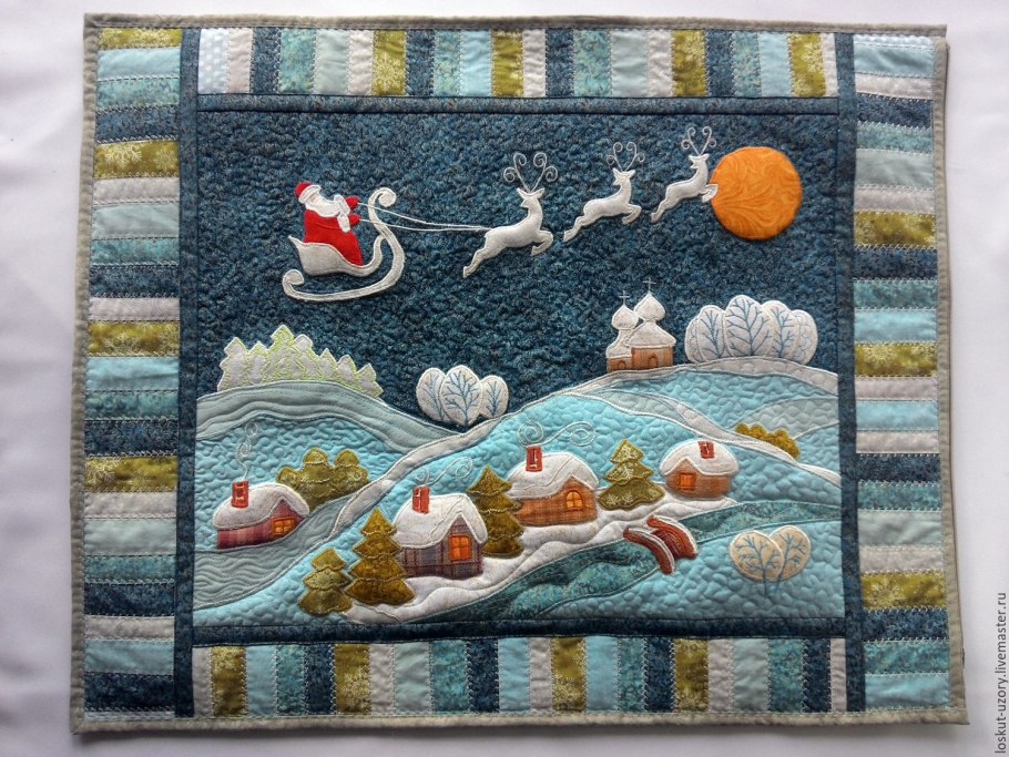 Тканевое панно