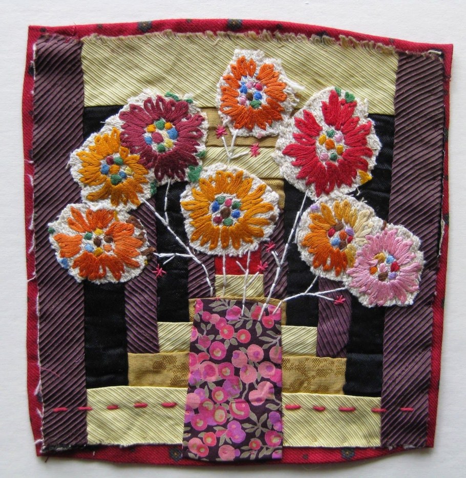 Лоскутная вышивка