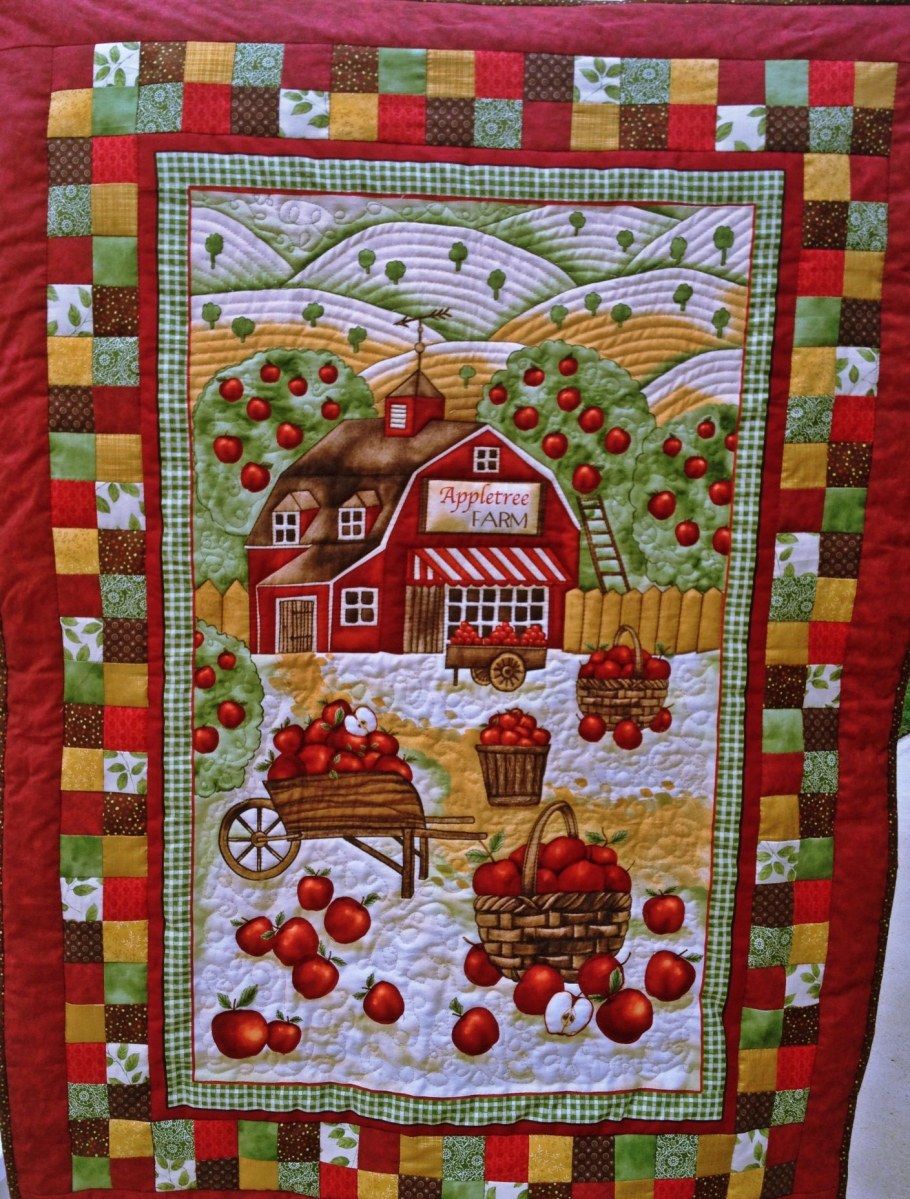 Панно в технике лоскутного шитья