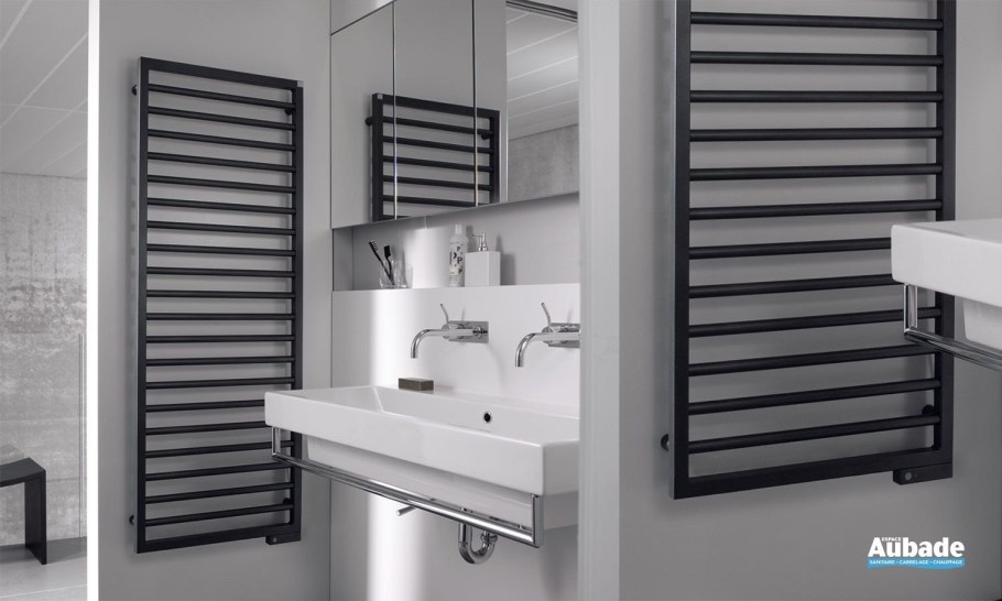 Полотенцесушитель электрический Zehnder Subway чёрный