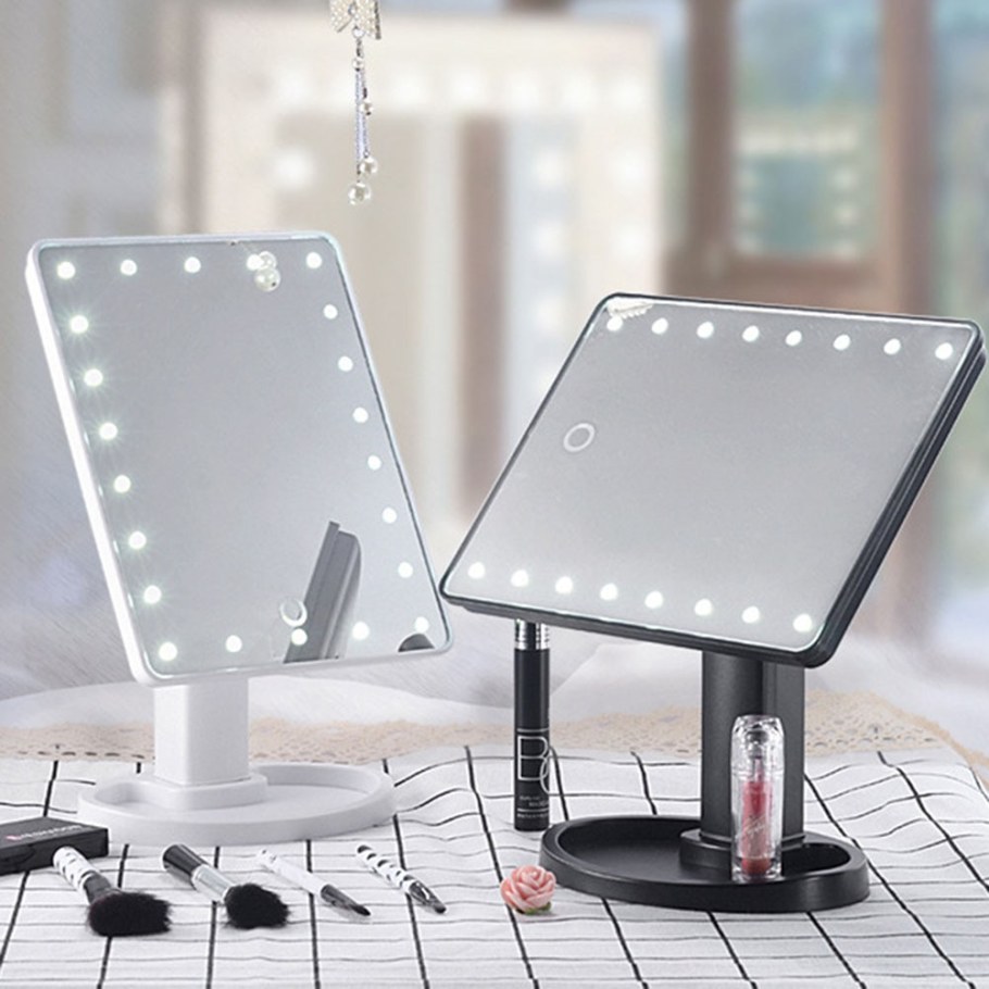 Зеркало для макияжа с подсветкой large led Mirror 16 led